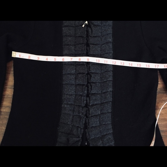 A. Gianetti Boiled Wool Sweater Size M Black - Picture 3 of 7